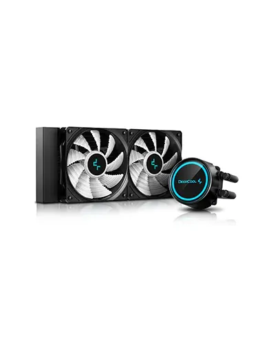 DeepCool Gammaxx L240 RGB V2 Kit De Refrigeración Líquida 240mm Negra