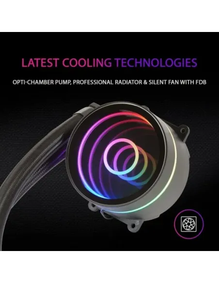 Mars Gaming ML-ONE120 FRGB Kit De Refrigeración Líquida 120mm Blanca