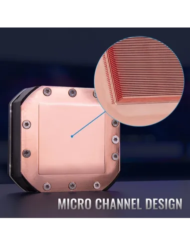 Aerocool Pulse L240F RGB Kit de Refrigeración Líquida 240mm Negro