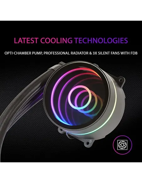 Mars Gaming ML-ONE360 FRGB Kit de Refrigeración Líquida 360mm Negra