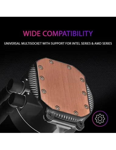 Mars Gaming ML-ONE360 FRGB Kit de Refrigeración Líquida 360mm Negra