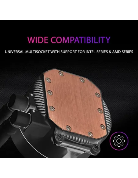 Mars Gaming ML-ONE360 FRGB Kit de Refrigeración Líquida 360mm Negra