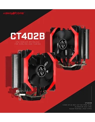 Abkoncore Coolstorm Spider Red Ventilador CPU