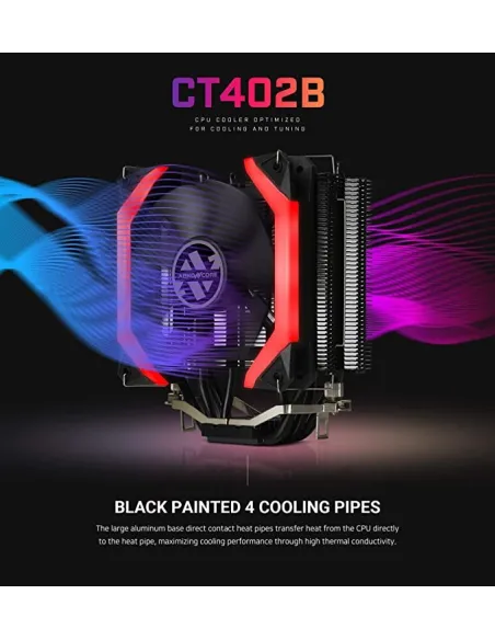 Abkoncore Coolstorm Spider Red Ventilador CPU