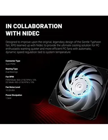 Adata XPG Vento Pro 120 PWM Ventilador Suplementario 120mm