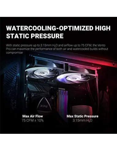 Adata XPG Vento Pro 120 PWM Ventilador Suplementario 120mm