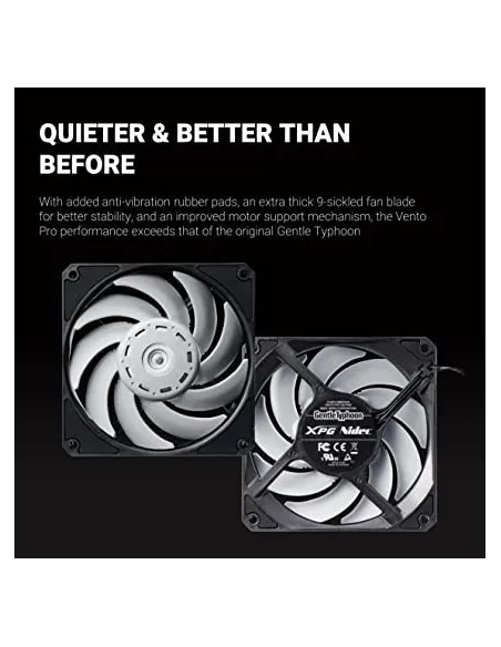 Adata XPG Vento Pro 120 PWM Ventilador Suplementario 120mm