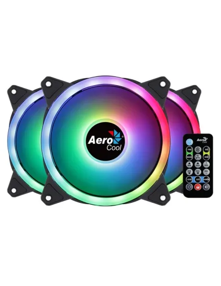 Aerocool DUO12 PRO ARGB Pack 3 Ventiladores 120mm