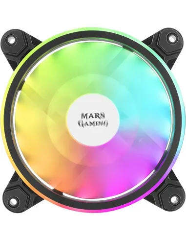 Mars Gaming MFX Pack 3 Ventiladores ARGB Dual 120mm Negros + Mando RF Negro