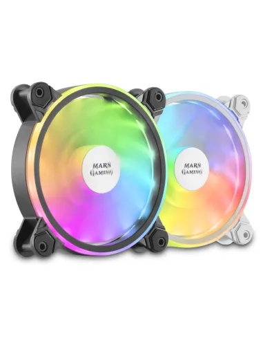 Mars Gaming MFX Ventilador Suplementario ARGB Dual 120mm Negro