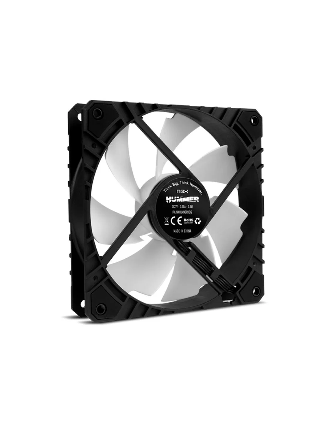 Nox Hummer H-Fan PRO Ventilador Suplementario PWM 120mm Negro