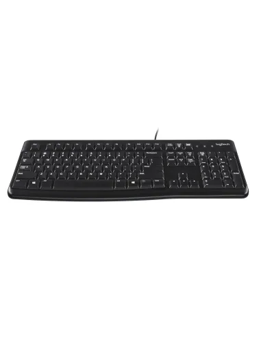 Logitech K120 Teclado USB con Layout Inglés Negro