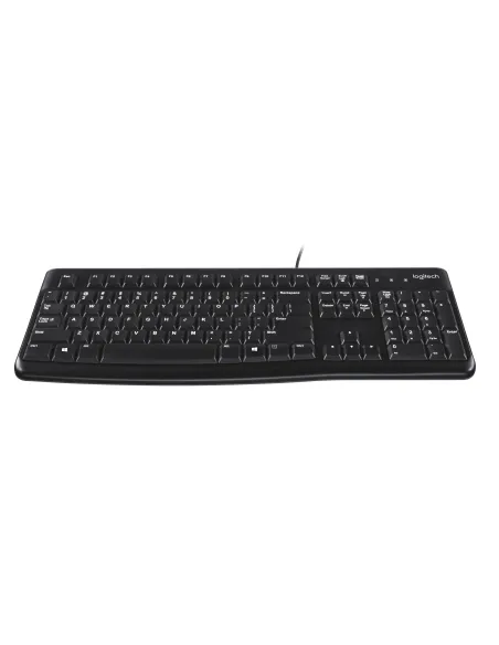 Logitech K120 Teclado USB con Layout Inglés Negro