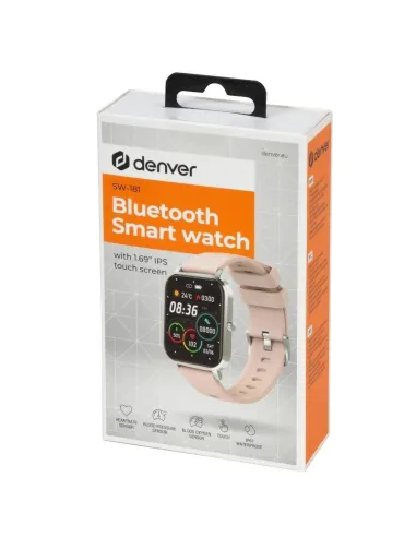 Denver SW-181 Smartwatch IP67 Bluetooth Rosa