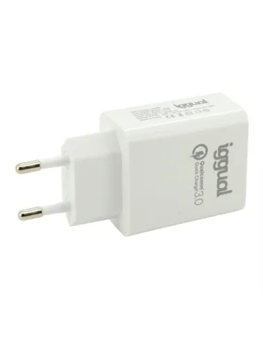 iggual 1xUSB Carga Rápida QC3.0 18W