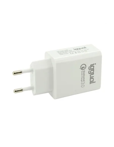 iggual 1xUSB Carga Rápida QC3.0 18W