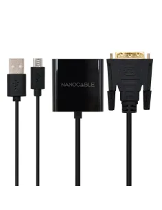 NanoCable Adaptador Conversor DVI a VGA Macho-Hembra-AISCCI0329