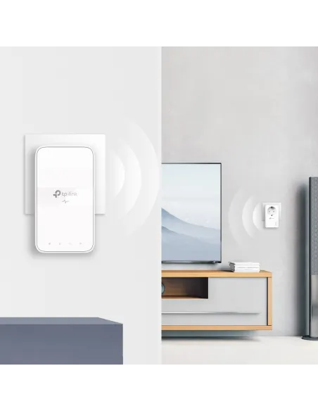 TP-Link TL-WPA7617 KIT PLC Powerline Red Eléctrica AV1000 + WiFi AC1200 Con Puerto Gigabit