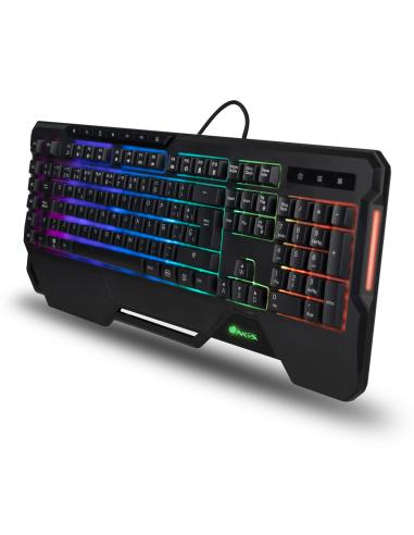 NGS GKX-450 Teclado Gaming de Membrana con Luces RGB