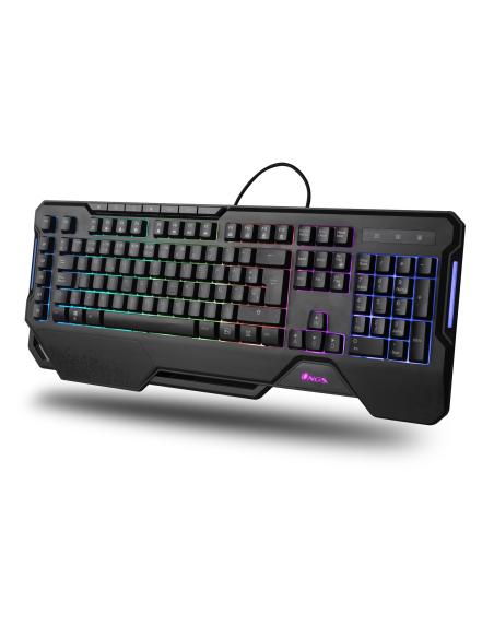 NGS GKX-450 Teclado Gaming de Membrana con Luces RGB