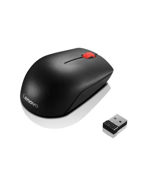 Lenovo 4Y50R20864 Essential Compact Ratón Óptico Inalámbrico 1000 DPI Negro