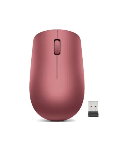 Lenovo 530 Ratón Óptico Inalámbrico 1200 DPI Rojo