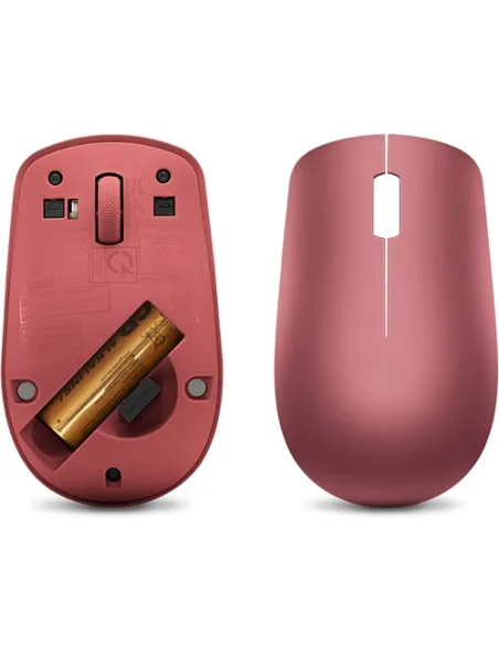 Lenovo 530 Ratón Óptico Inalámbrico 1200 DPI Rojo