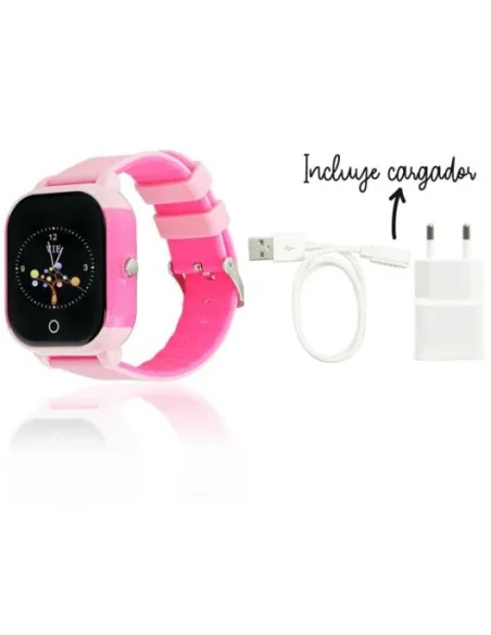 SaveFamily Junior Smartwatch para Jóvenes Rosa