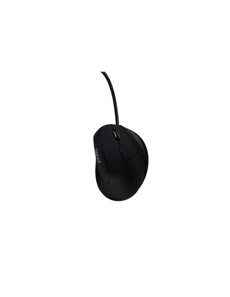 iggual IGG318386 Ratón Ergonómico 2400DPI Negro