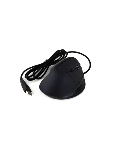 iggual IGG318386 Ratón Ergonómico 2400DPI Negro