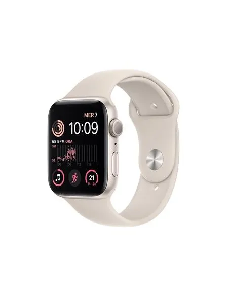Apple Watch SE GPS 2ª Generación 44mm Aluminio Starlight con Correa Sport Beige
