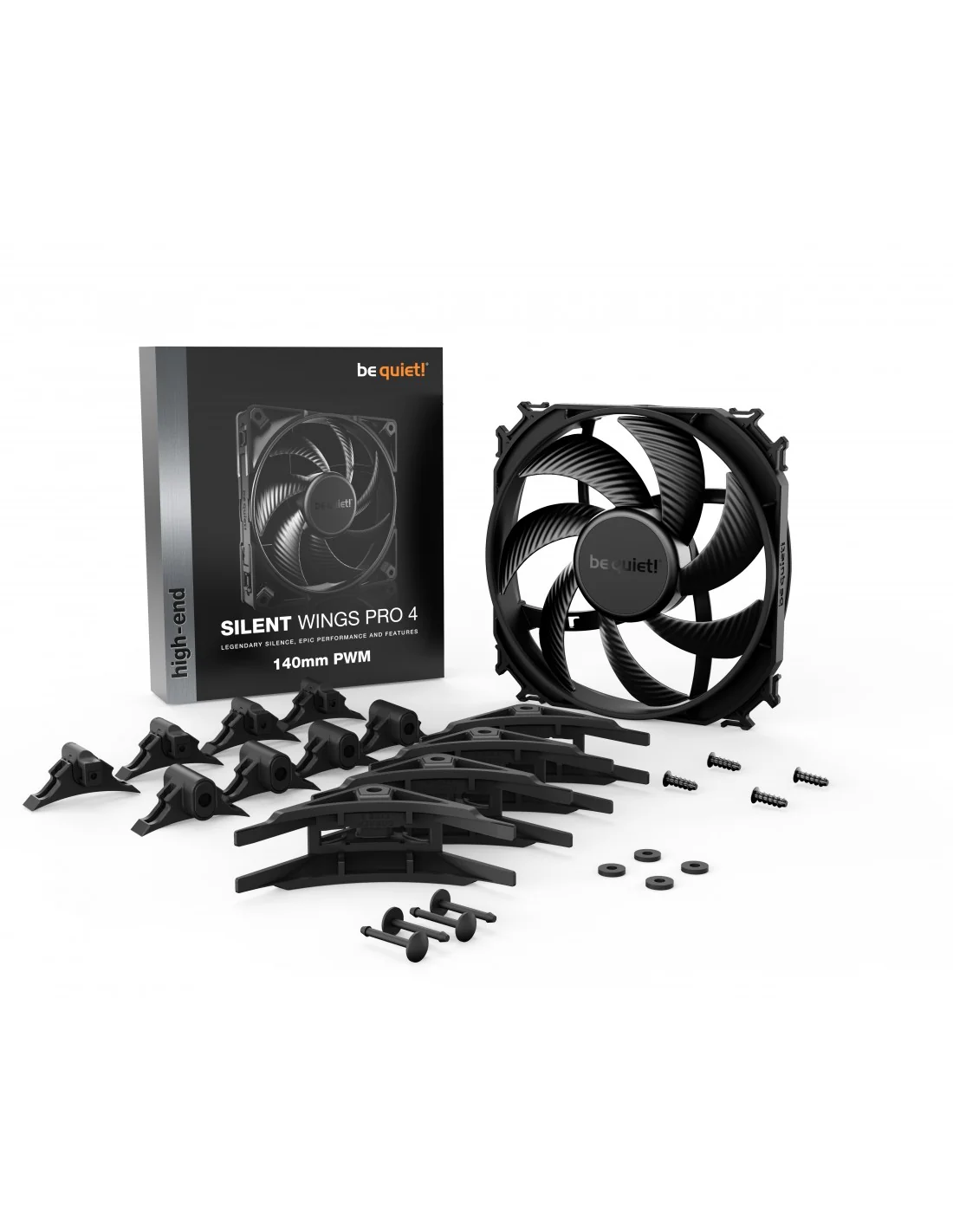 Be Quiet ! Silent Wings Pro 4 Ventilador 140mm Negro