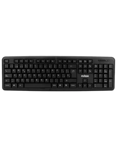 Nilox NXKME000003 Kit Teclado + Ratón USB Negro
