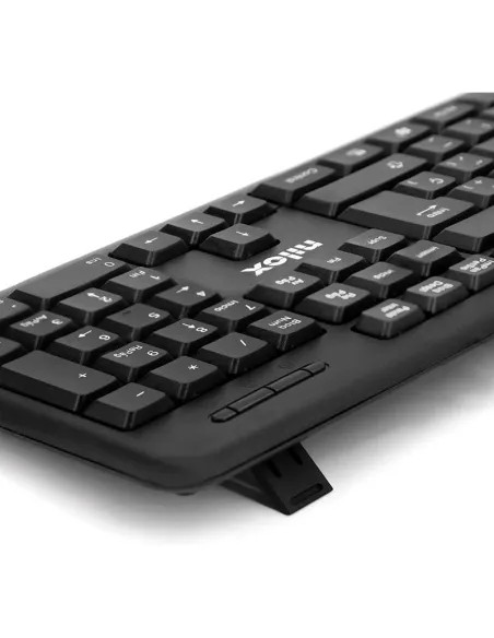Nilox NXKME000003 Kit Teclado + Ratón USB Negro