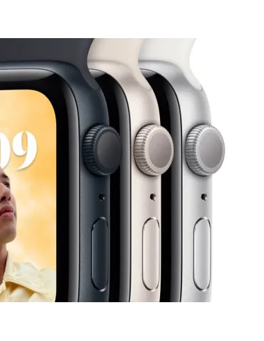 Apple Watch SE GPS 2ª Generación 44mm Aluminio Starlight con Correa Sport Beige
