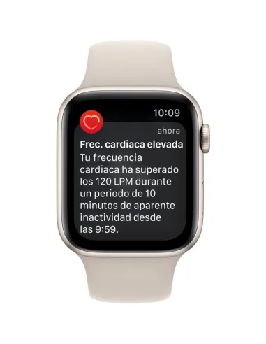Apple Watch SE GPS 2ª Generación 44mm Aluminio Starlight con Correa Sport Beige