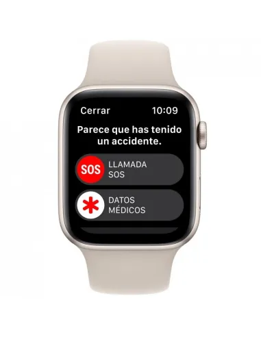 Apple Watch SE GPS 2ª Generación 44mm Aluminio Starlight con Correa Sport Beige