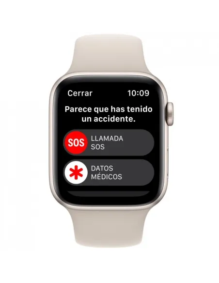 Apple Watch SE GPS 2ª Generación 44mm Aluminio Starlight con Correa Sport Beige