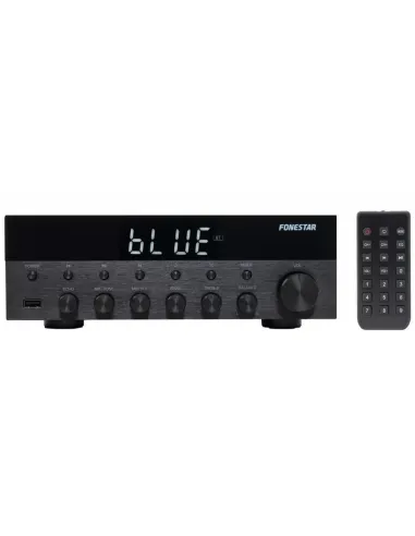 Fonestar AS-1515 Amplificador Estéreo Hi-Fi 15+15W RMS Bluetooth/USB/FM