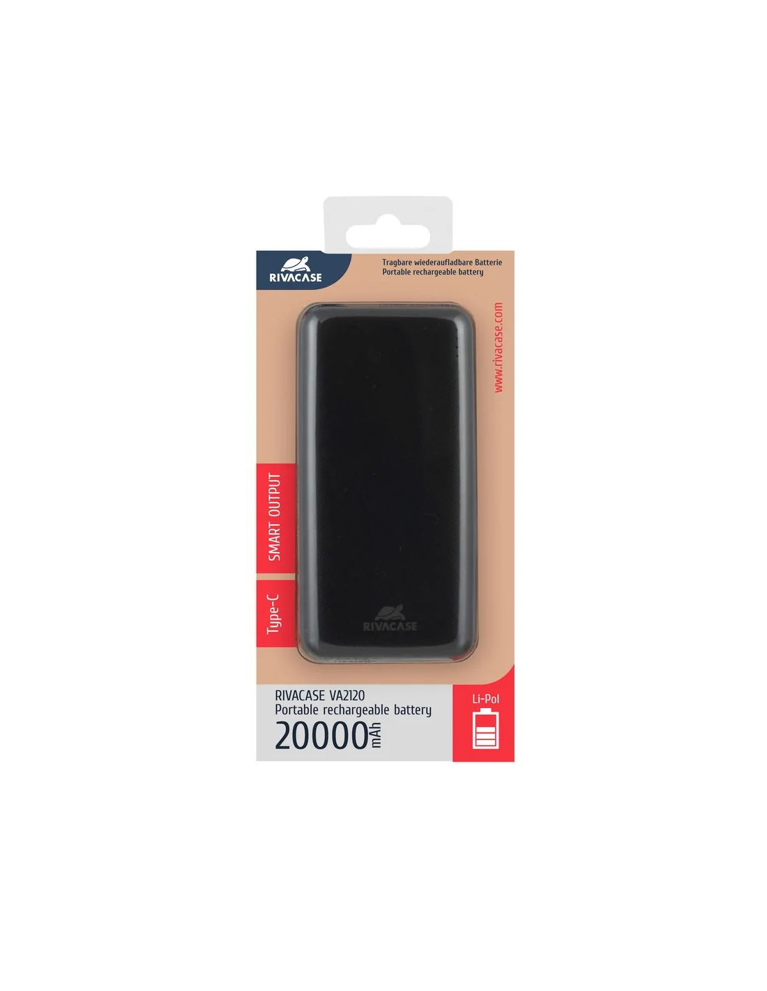 Rivacase Powerbank VA2120 20000 mAh Type C