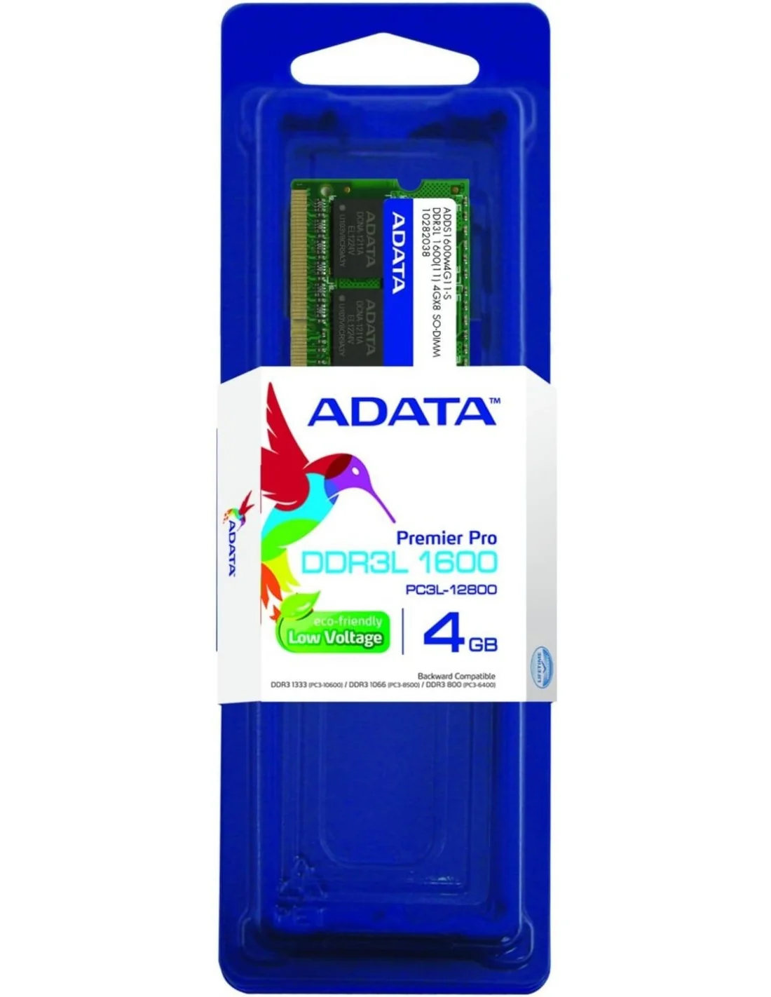 Adata Premier ADDS1600W4G11-S SO-DIMM DDR3L 1600MHz 4GB CL11