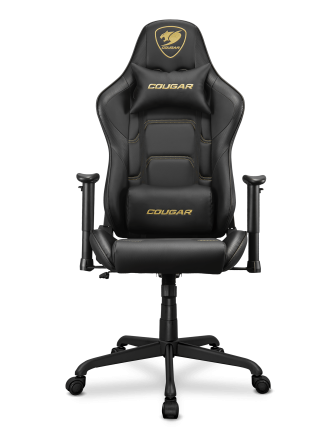 Silla Gaming PowerGaming Negro/Amarillo - Reposabrazos