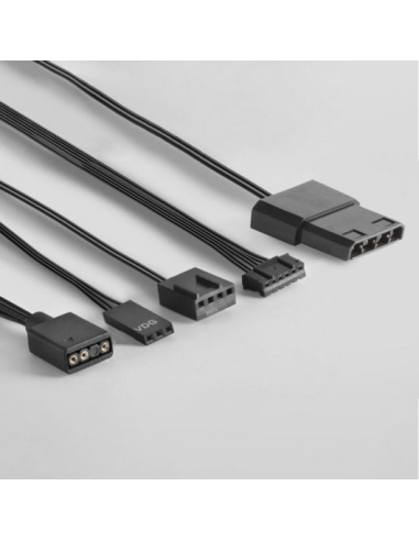 Mars Gaming MF-3D ARGB Ventilador 120mm Negro