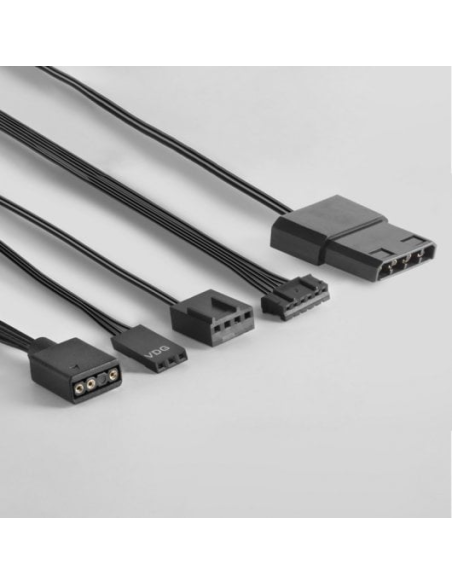 Mars Gaming MF-3D ARGB Ventilador 120mm Negro