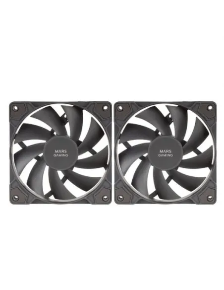 Mars Gaming MFPROX2 Set de 2 Ventiladores 120mm Negros