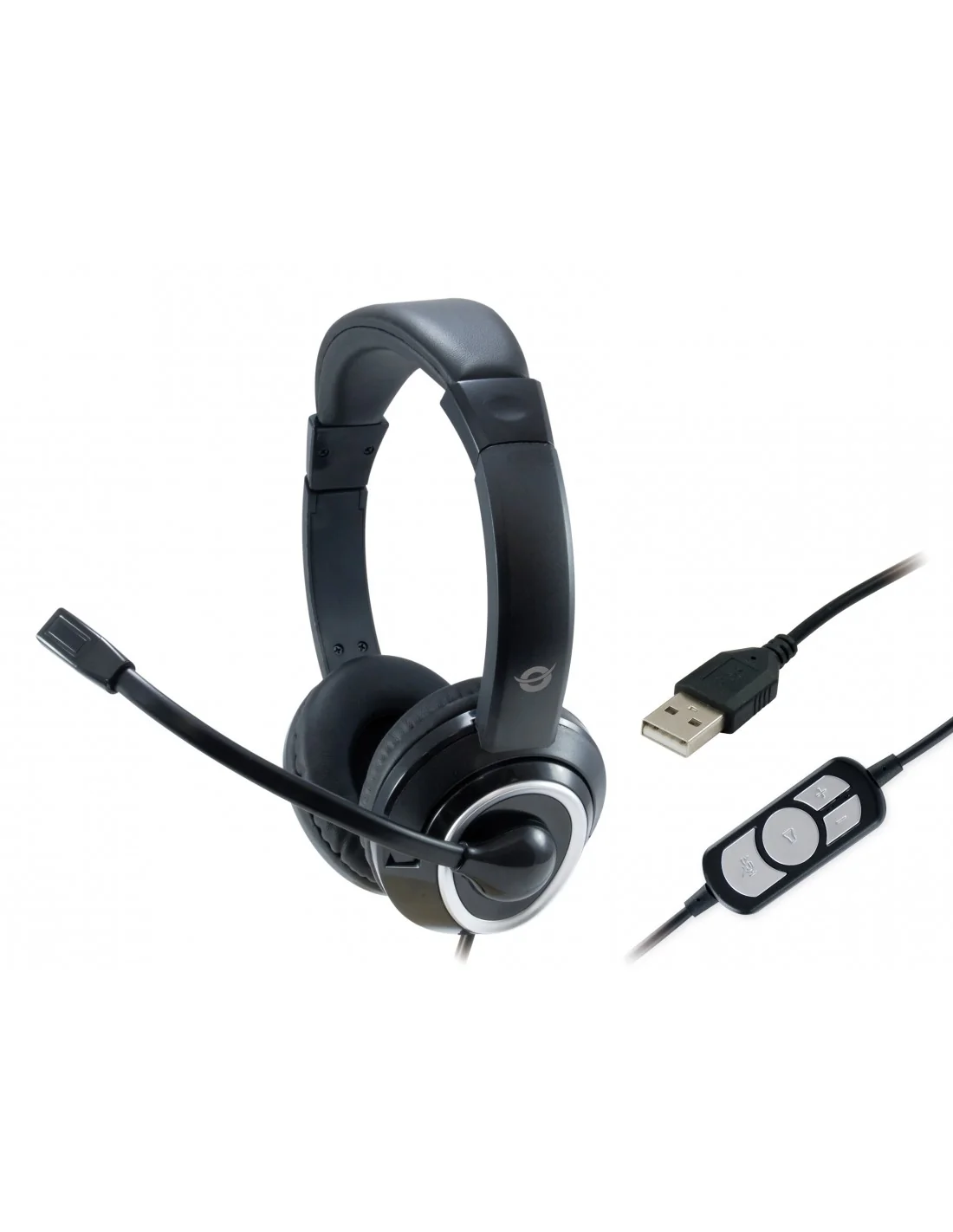 Conceptronic Polona Auriculares USB Negros