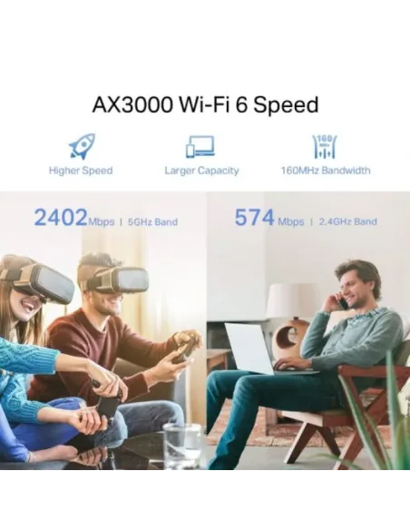 TP-Link RE705X Repetidor WiFi 6 Mesh Doble Banda AX3000