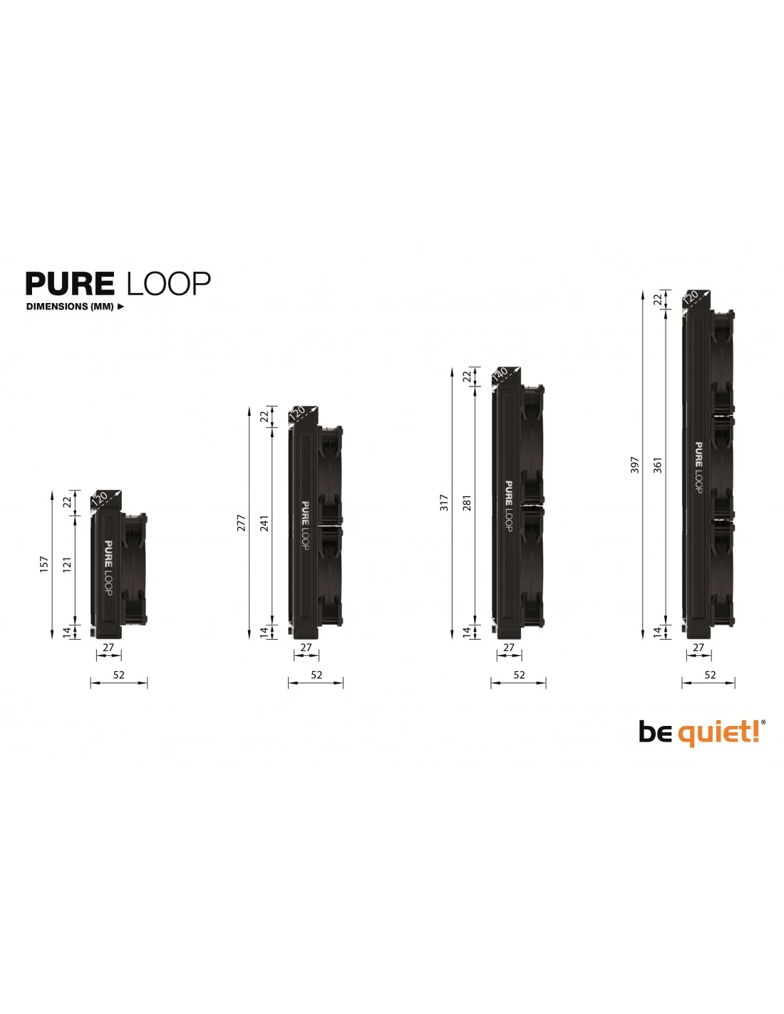 Be Quiet! Pure Loop 360 Kit de Refrigeración Líquida