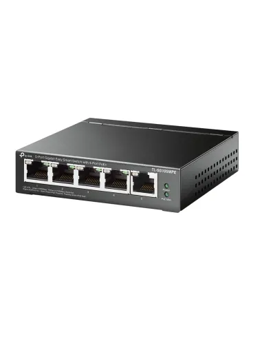 TP-Link TL-SG105MPE Switch Smart L2 5 Puertos Gigabit Ethernet 4 Puertos PoE+ 1 Gigabit