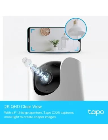 TP-Link Tapo C225 Cámara de Seguridad IP WiFi QHD 360º Visión Nocturna